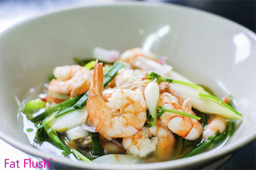 Hot n’ Sour Shrimp & Vegetable Soup