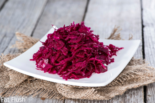Wilted Red Cabbage with Fennel