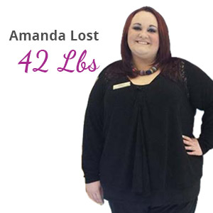 Amanda S. lost 42 lbs