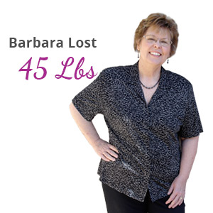 Barbara lost 45 lbs