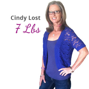 Cindy lost 7 lbs