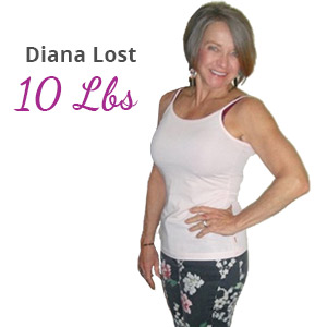 Diana F. lost 10 lbs