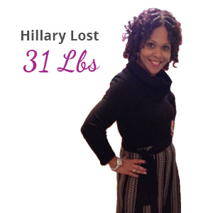 Hillary B. lost 31 lbs
