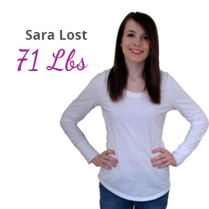Sara lost 71 lbs