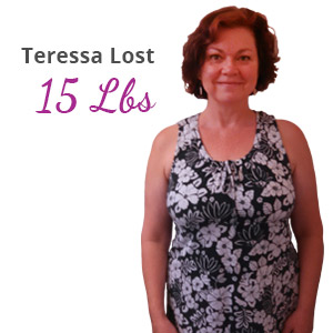 Teresa P. lost 15 lbs