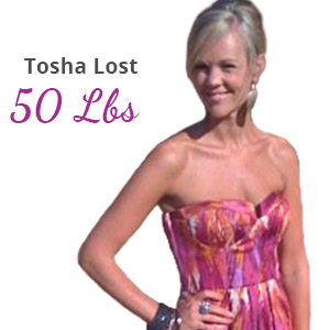 Tosha lost 50 lbs